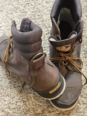Hodgman Men's Water Fishing Brown Lace-Up Boots
